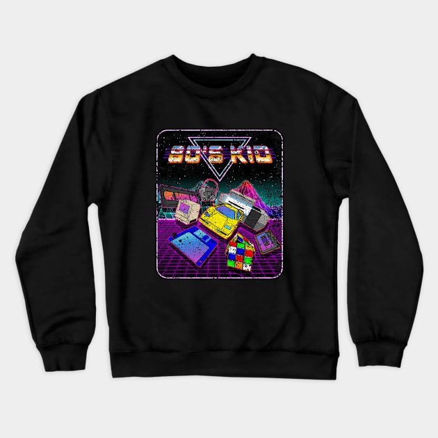 80s Kid v2 Crewneck Sweatshirt by CCDesign